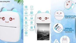 Fitty Mini Pocket Printer  Gifts for Kids  Portable Thermal Printer  Student C [upl. by Aikem]