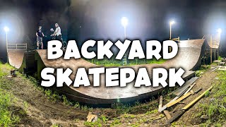 Building a Backyard BMX Skatepark [upl. by Rimahs]