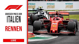 Großer Preis von Italien Monza Rennen  Formel 1 Live Watchparty [upl. by Norbel]