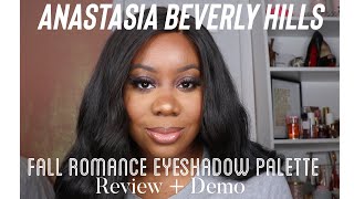 New Anastasia Beverly Hills Fall Romance Eyeshadow Palette  Review  Demo  Allurebyash [upl. by Lipinski867]