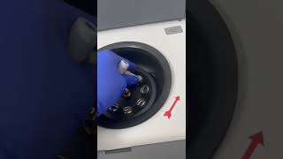 centrifugation centrifugeshorts lab video creator [upl. by Einnoc]