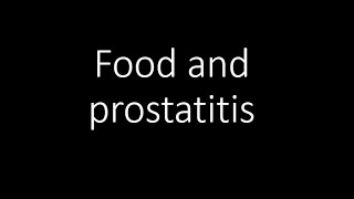 Can food fix chronic prostatitis [upl. by Anoy396]