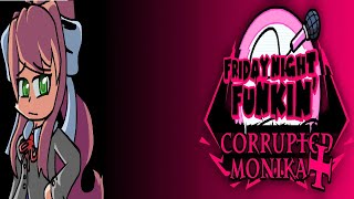 Friday Night Funkin  Vs Corrupted Monika  FNF MODS [upl. by Gusti]