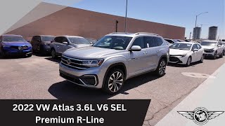 2022 VW Atlas 36L V6 SEL Premium RLine [upl. by Loy]