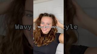 My favorite hair style for wavy hair hairstyles naturalhair wavyhairtutorial wavyhairtutorial [upl. by Abekam193]