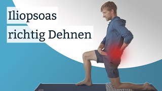 Iliopsoas richtig Dehnen [upl. by Osi]