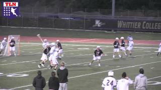 Chapman vs Whittier Lacrosse Highlights [upl. by Aretha]