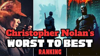 Ranking all Christopher Nolan Films from Worst to Best  Top 12 Christopher nolan movies ranked [upl. by Yrtnahc]