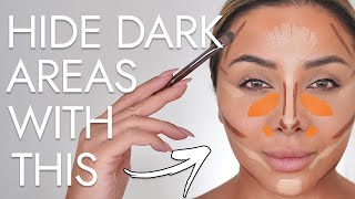 HOW TO USE ORANGE COLOR CORRECTOR ON DARK AREAS  NINA UBHI [upl. by Hahn252]