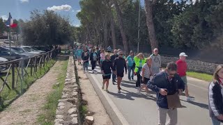 Fitwalking For AIL 2024 in cammino fino ai piedi del Castel del Monte [upl. by Gregory160]