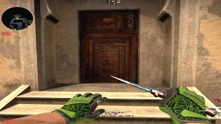 CSGO STILETTO KNIFE CASE HARDENED FN  SPECIALIST GLOVES EMERALD WEB  SKIN SHOWCASE [upl. by Crowley81]