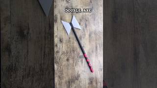 DOUBLE AXE ORIGAMI TUTORIAL WEAPON CRAFT STEP BY STEP  HOW TO FOLD PAPER AXE ORIGAMI WORLD TUTORIAL [upl. by Calvano]