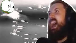 Forsen Reacts  US F16 dodging 6 Iraqi SAM missiles  pilot breathing heavily [upl. by Aliza]