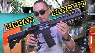 KINGARMS MK18 AIRSOFT REVIEW Airsoft Gas Blowback Rifle 😎🤩 Lite Version [upl. by Tinya]