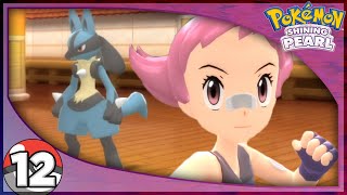 Veilstone Gym Leader Maylene amp Lucario Pokemon Shining Pearl Gameplay 100 Walkthrough  Part 12 [upl. by Rosenblum265]