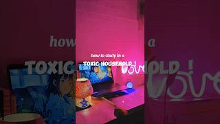 How to study in a toxic household📚studymotivation studytips motivationstudy examaesthetic [upl. by Yelnoc]