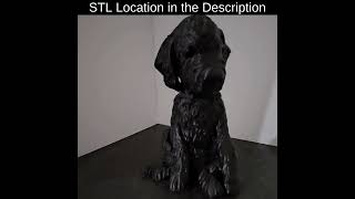 Labradoodle 3d 3dprinting dog puppy labradoodle [upl. by Nonnek]