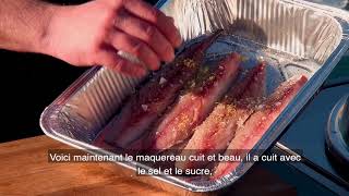 Cuisson de maquereau fumé  Smoked Mackrel Recipe FRENCH [upl. by Iadahs621]