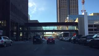 Driving Downtown  Des Moines USA [upl. by Nainatrad715]