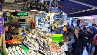 Fish Market in Kadıköy  Istanbul [upl. by Brittne]