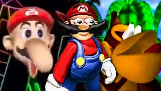 Mario Reacts To CURSED Nintendo Commercials [upl. by Nitsirk]