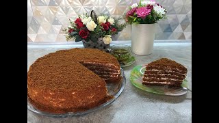 Торт медовый Медовик Asalli tort medoviy [upl. by Alaet]