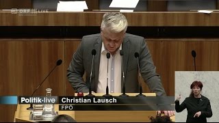 Christian Lausch  Justiz  Budget 2017  22112016 [upl. by Yllil]