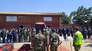 Funeral Drill  Guard of Honour by Malawi Defence Force amp MPS for Soldiers Who Died in Plane Crash [upl. by Arte95]