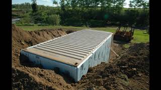 ADVICE FOR PREPPERS BURYING SHIPPING CONTAINERS [upl. by Arlyn256]