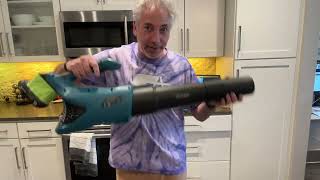 Battery Powered Leaf Blower Review amp Unboxing 4K [upl. by Bencion]