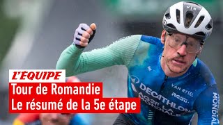 Tour de Romandie 2024  Dorian Godon remporte lultime étape Carlos Rodriguez soffre le général [upl. by Dulcie404]