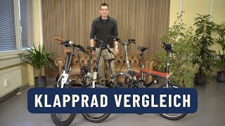 Klapprad Vergleich amp Faltrad Test [upl. by Lexy]