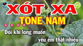 Karaoke Xót Xa Tone Nam  Fa Thứ  Nhạc Sống Hay Nhất 2023  Karaoke Xóm Lộ [upl. by Grady]