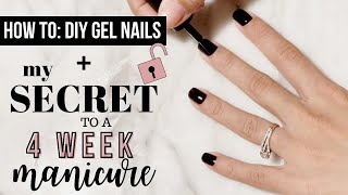 Gel Manicure at Home on Natural Nails  SECRET to long lasting polish [upl. by Aric]