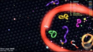 Slitherio iOS Offline Gameplay 33k [upl. by Ardie502]