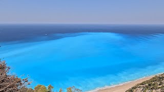 Porto Katsiki Lefkada Greece 4k Beach walk Soundtrack  In the End Mellen Gi Remix [upl. by Mozza497]