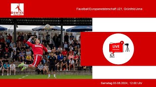 Faustball Europameisterschaft U21 Grünfeld Jona Tag 2 [upl. by Miett103]