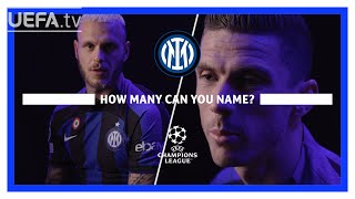 🎬⚫🔵 How many UCL WINNERS can INTER players name 😂🏆 [upl. by Saihtam]