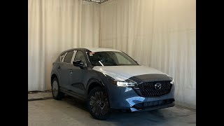 2024 Mazda CX5 Sport Design Turbo AWD POLYMETAL GREY METALLIC  BLACK Review  Park Mazda [upl. by Noinatrad]