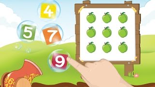 Learn Numbers For Kids Preschool Free Best App [upl. by Farrand]