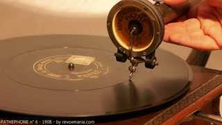 Gramophone PATHEPHONE n° 6  19081909 [upl. by Rowe731]