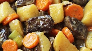 Homemade Beef Stew  Fork Tender Meat [upl. by Eibot]