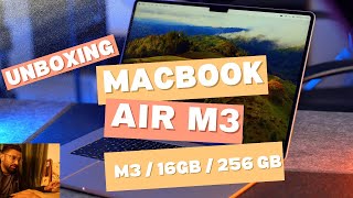 MacBook Air M3 is Here Unboxing of MacBook Air M3 13quot M316256 [upl. by Ainirtak]