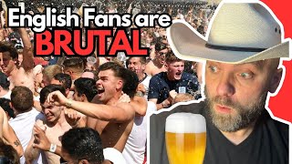 Drunk Texan Cries Laughing at English Football Chants [upl. by Cade98]