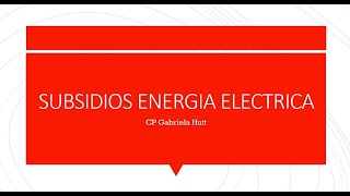 REABREN LA INSCRIPCION EN EL SUBSIDIO DE ENERGIA [upl. by Marge898]