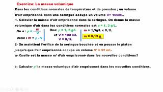 Exercice 3 Quelques propriétés de lair 2APIC [upl. by Indira]