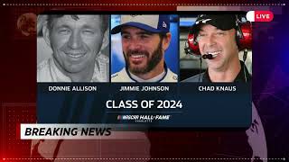 Jimmie Johnson and Chad Knaus Inducted into NASCAR Hall of Fame Reflecting on Legendary Partnership [upl. by Louls915]