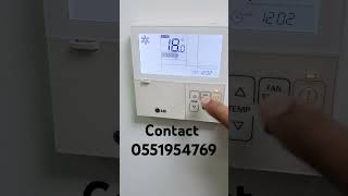 LG Thermostat Remote Test working or not LG Ac central saudiarabia Riyadh [upl. by Hyps]