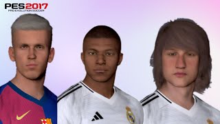 PES 2017 NEW FACE COLLECTION 2024  25  With Option File [upl. by Ameehs]