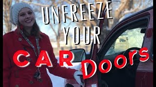 How Not To Unfreeze Car Doors [upl. by Bergstrom496]